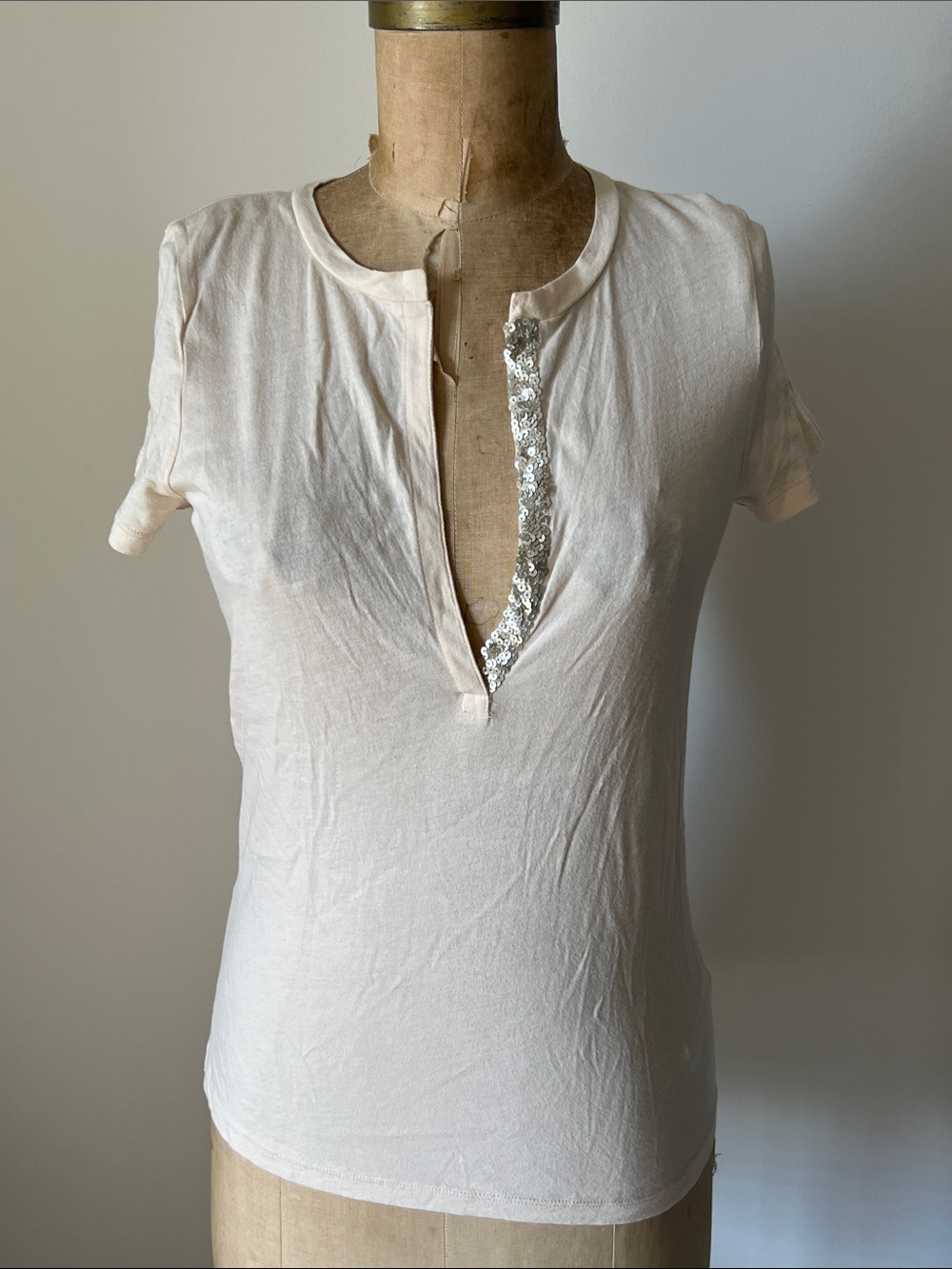 J. Crew Y2K sequin tee